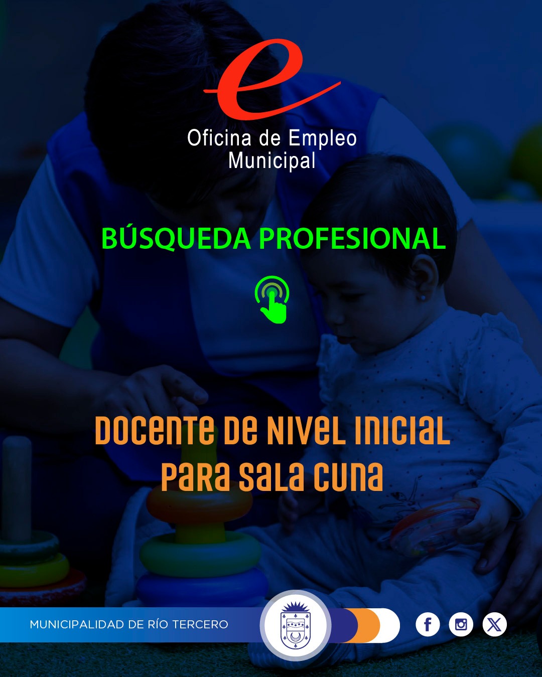 Búsqueda profesional: Docente de nivel inicial para sala cuna