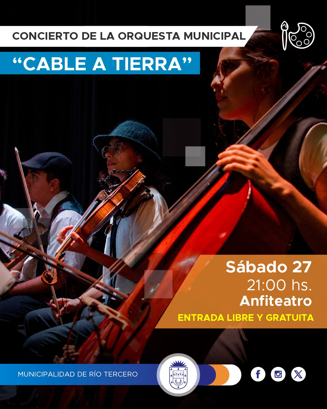 Cable a Tierra: La Orquesta Municipal presenta su concierto 