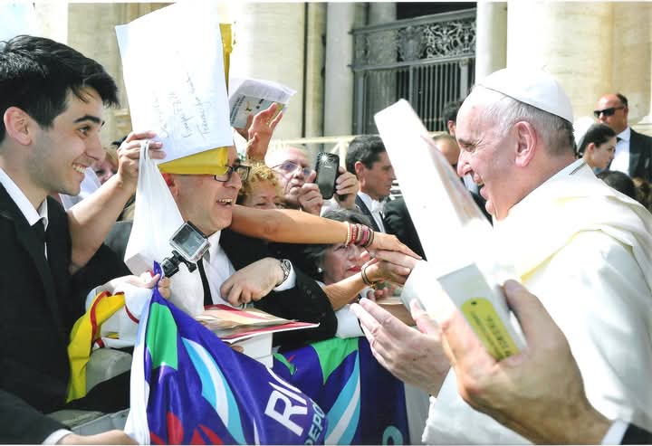 La Bandera de Río Tercero, bendecida por el Papa Francisco