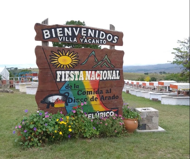 Yacanto se llena de aromas: 15ª edición de la Fiesta Nacional de la Comida al Disco