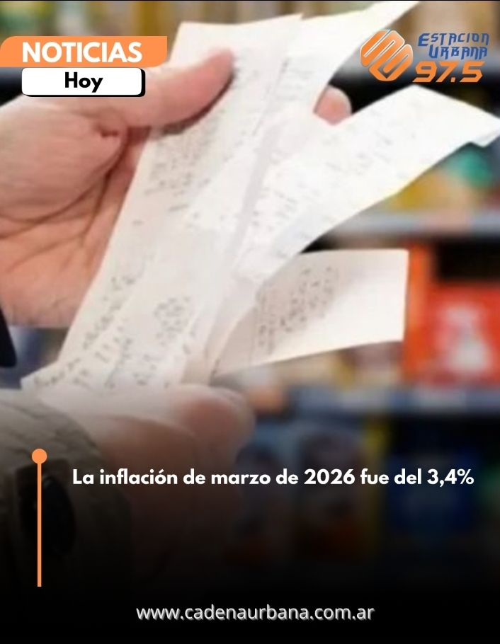 La inflaci&oacute;n de marzo de 2026 fue del 3,4%