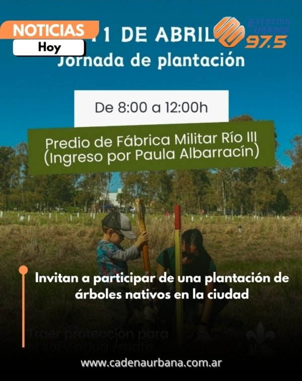 Invitan a participar de una plantaci&oacute;n de &aacute;rboles nativos en la ciudad