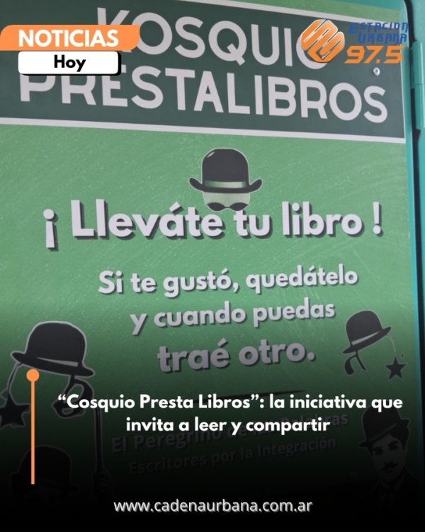  *Cosquio Presta Libros*: la iniciativa que invita a leer y compartir