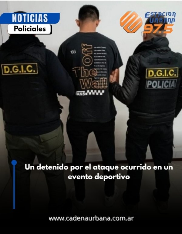 Un detenido por el ataque ocurrido en un evento deportivo