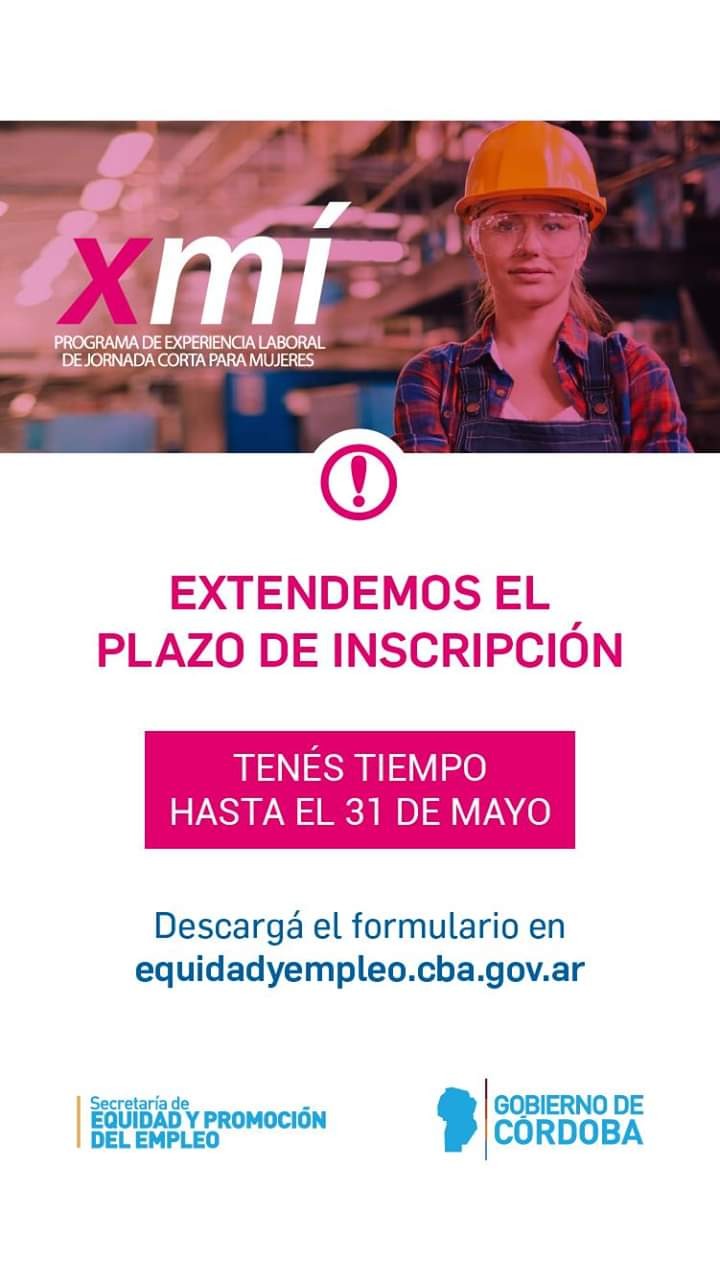 Por M&iacute;: se extiende el per&iacute;odo de inscripci&oacute;n