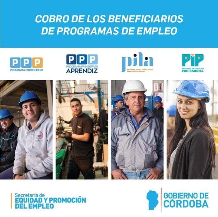 COMENZ&Oacute; EL PAGO A BENEFICIARIOS DE LOS PROGRAMAS DE EMPLEO