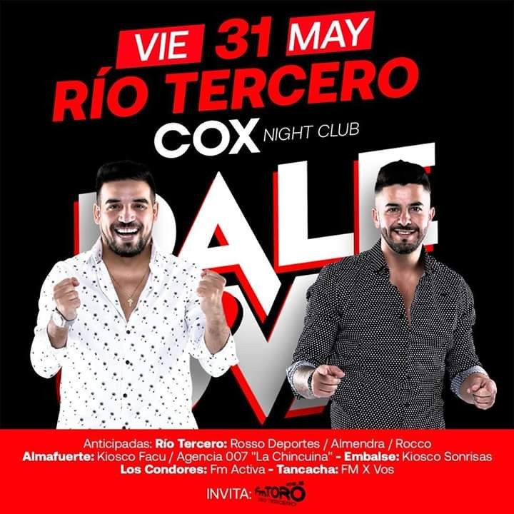 Esta noche Dale�q Va en R&iacute;o Tercero festejando sus 2 A&ntilde;os