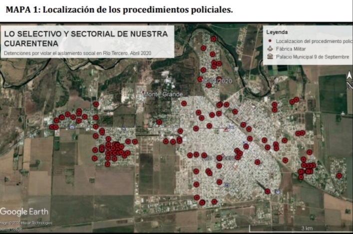 Marco Bonzano Docente de nivel medio &ldquo;present&oacute; un informe sobre lo Selectivo y Sectorial de las detenciones por no cumplir la Cuarentena en R&iacute;o Tercero&rdquo;