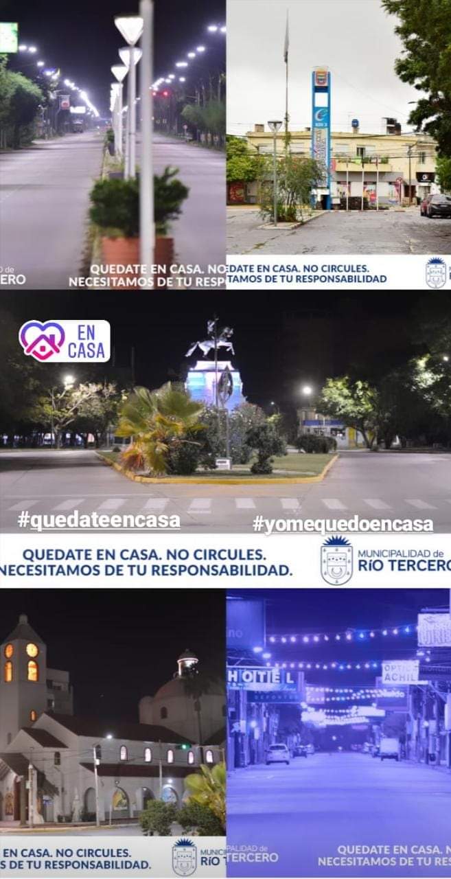 CORONAVIRUS: R&Iacute;O TERCERO SIGUE SIN CASOS CONFIRMADOS EN EL D&Iacute;A 57 DE LA CUARENTENA