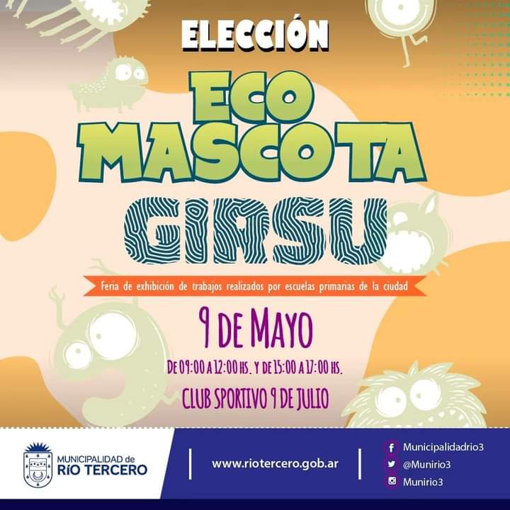 COMENZÓ LA VOTACIÓN PARA ELEGIR LA ECO MASCOTA DE GIRSU