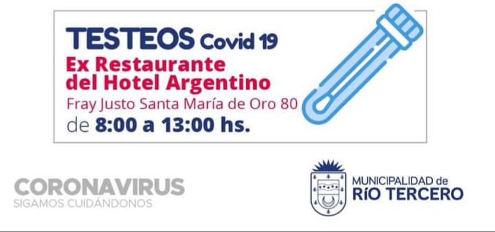 EL CENTRO DE TESTEOS FUNCIONARÁ HASTA LAS 13