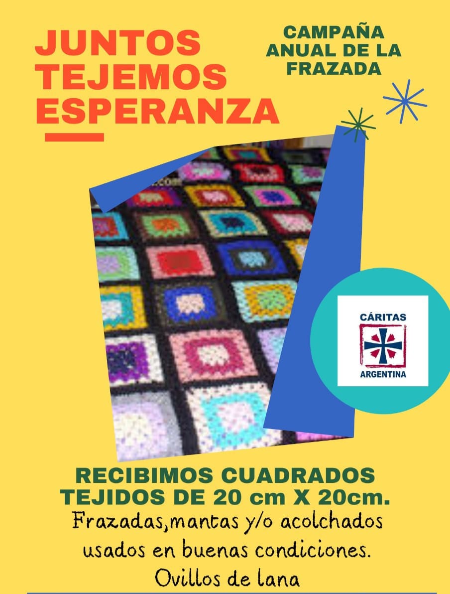 CÁRITAS CRISTO REY COMENZO LA 10º EDICIÒN DE LA CAMPAÑA DE LA FRAZADA.
