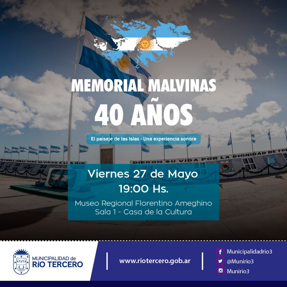 MEMORIAL MALVINAS 40 AÑOS, UNA EXPERIENCIA SONORA