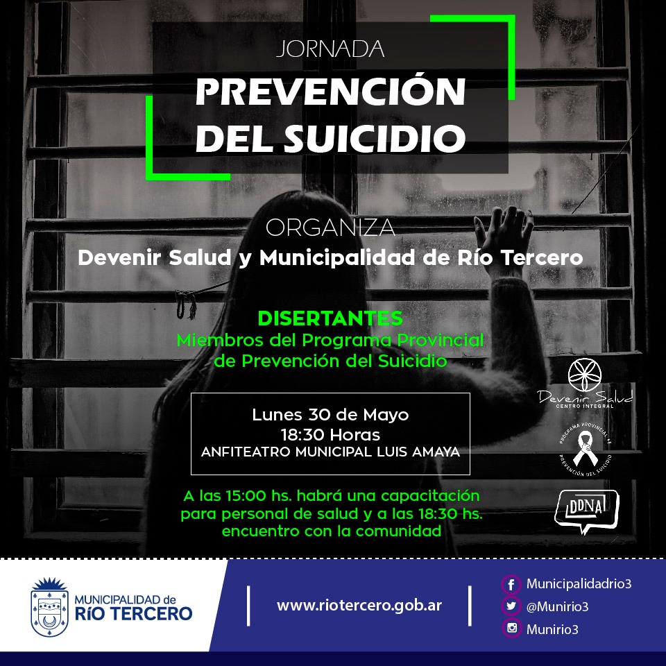 JORNADA DE PREVENCIÓN DEL SUICIDIO