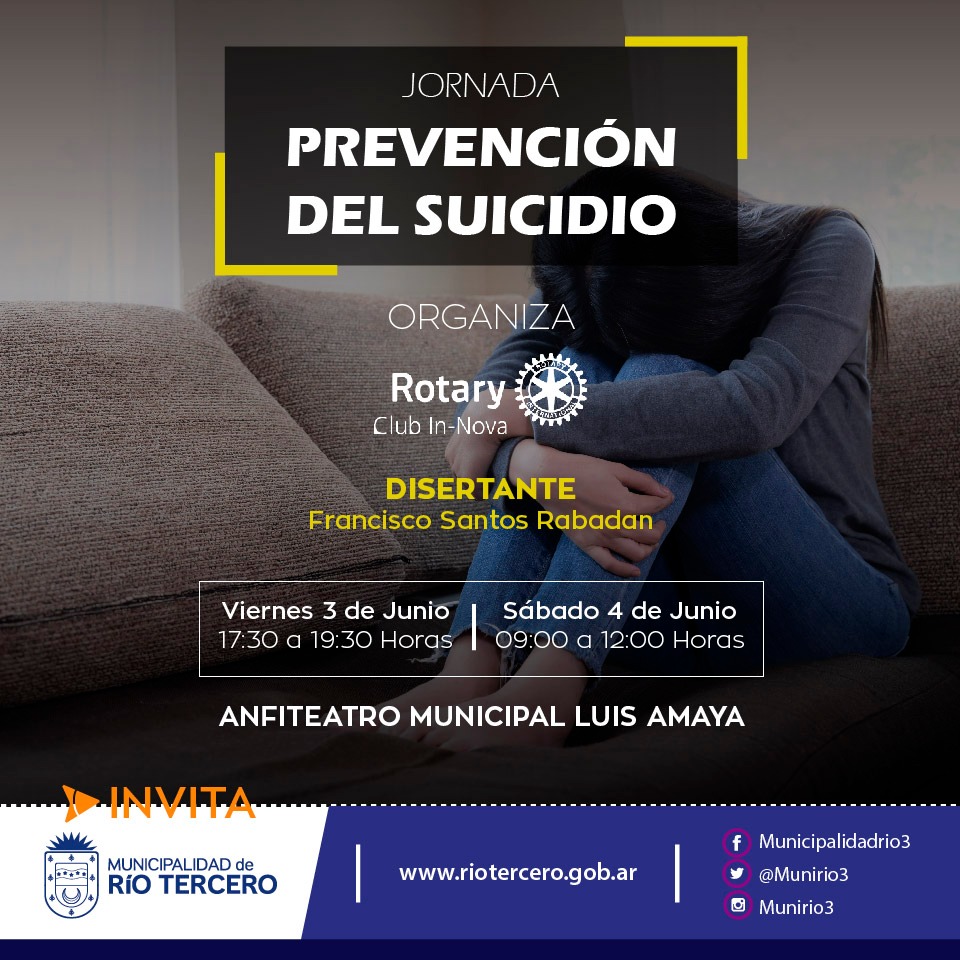 JORNADAS DE PREVENCIÓN DEL SUICIDIO EN NUESTRA CIUDAD