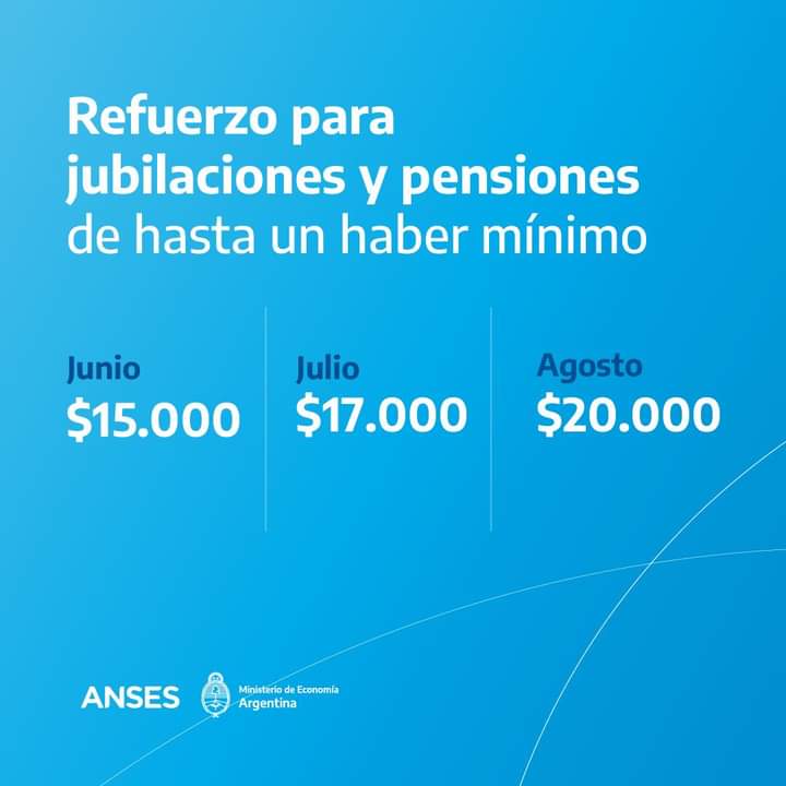 El Gobierno anunció un aumento del 21% y tres refuerzos para las jubilaciones y pensiones en junio, julio y agosto