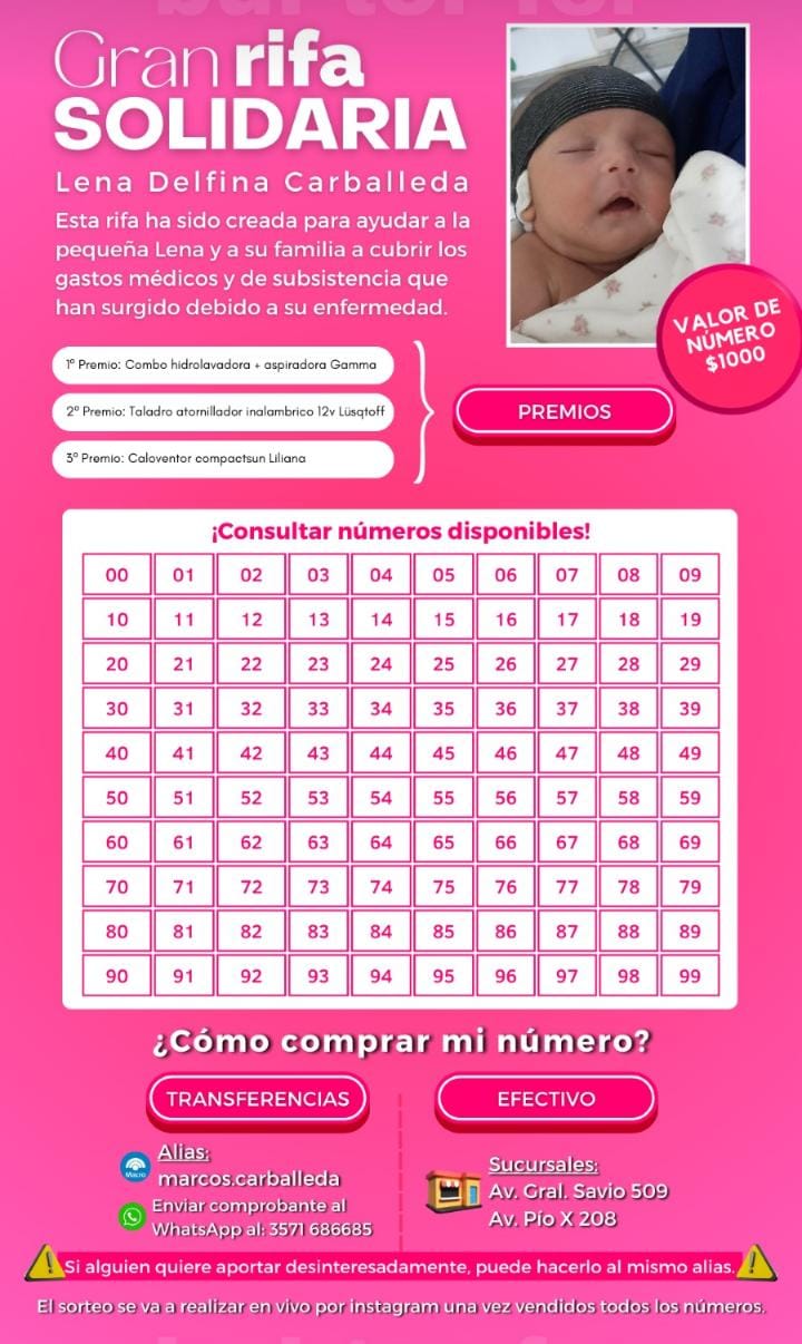 MARCOS CARBALLEDA PIDIÓ QUE OREN POR LA SALUD DE SU HIJA DELFINA