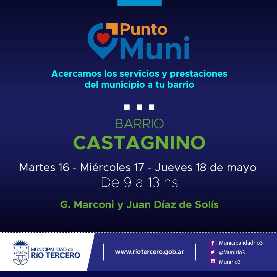 EL PROGRAMA *PUNTO MUNI* CONTINÚA SU RECORRIDA POR LOS BARRIOS DE LA CIUDAD