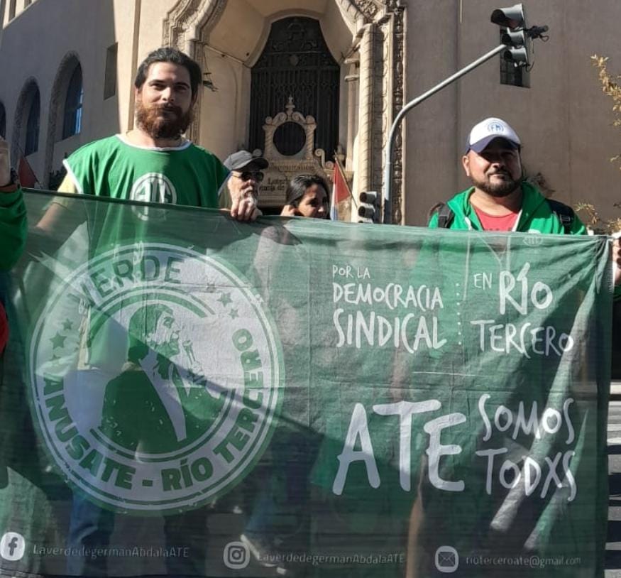 ATE: LA VERDE DE GERMÁN MARCHÓ AL MINISTERIO DE TRABAJO