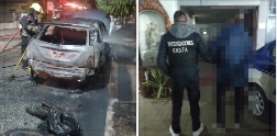 PARTE POLICIAL: DETIENEN A MASCULINO POR INCENDIO DE VEHÍCULO 