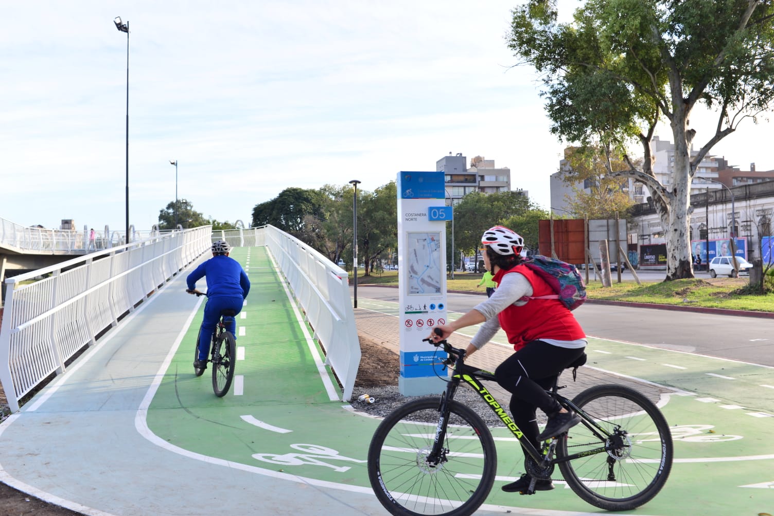 CÓRDOBA CAPITAL TIENE LA PRIMERA CICLOVÍA ELEVADA DEL PAÍS