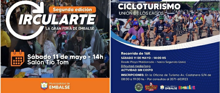 Llega a Embalse la segunda edición de Circularte