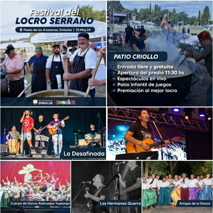Fabricio Molina: este sábado habrá 10 puestos de locro y estamos contentos de haber trabajado para este evento