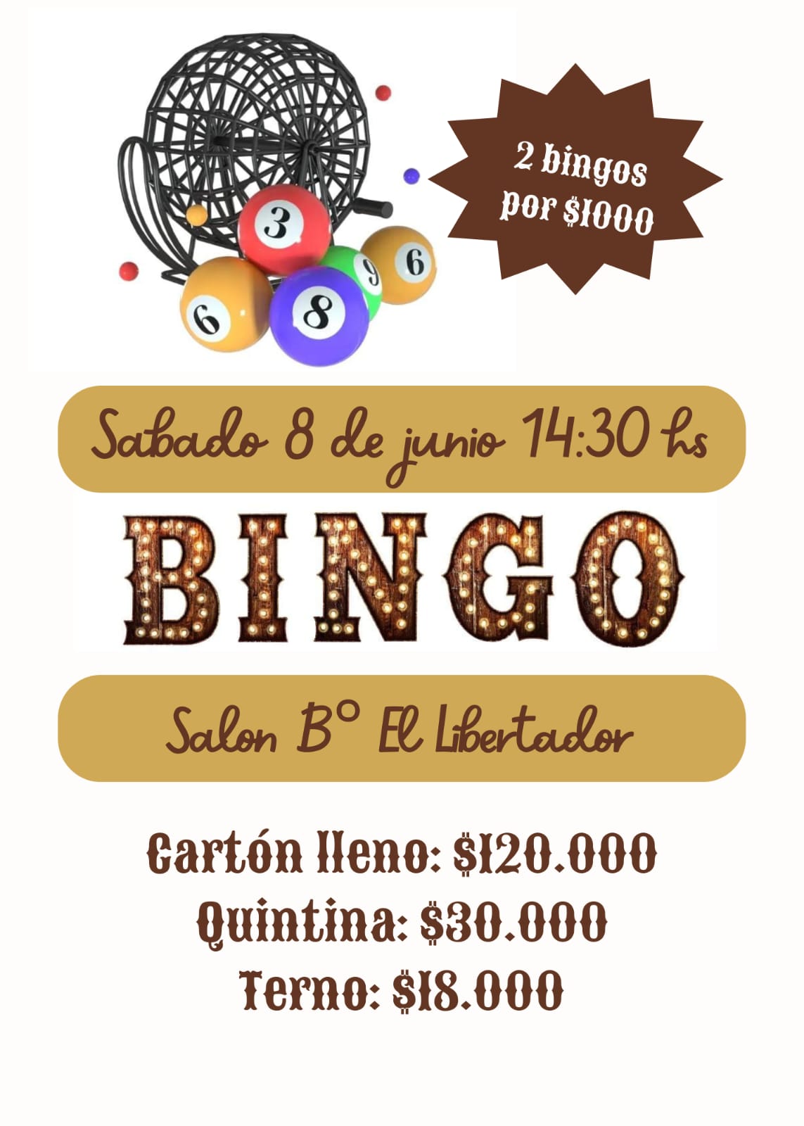 José Pusetto: el dinero del bingo se usará para seguir mejorando el salón