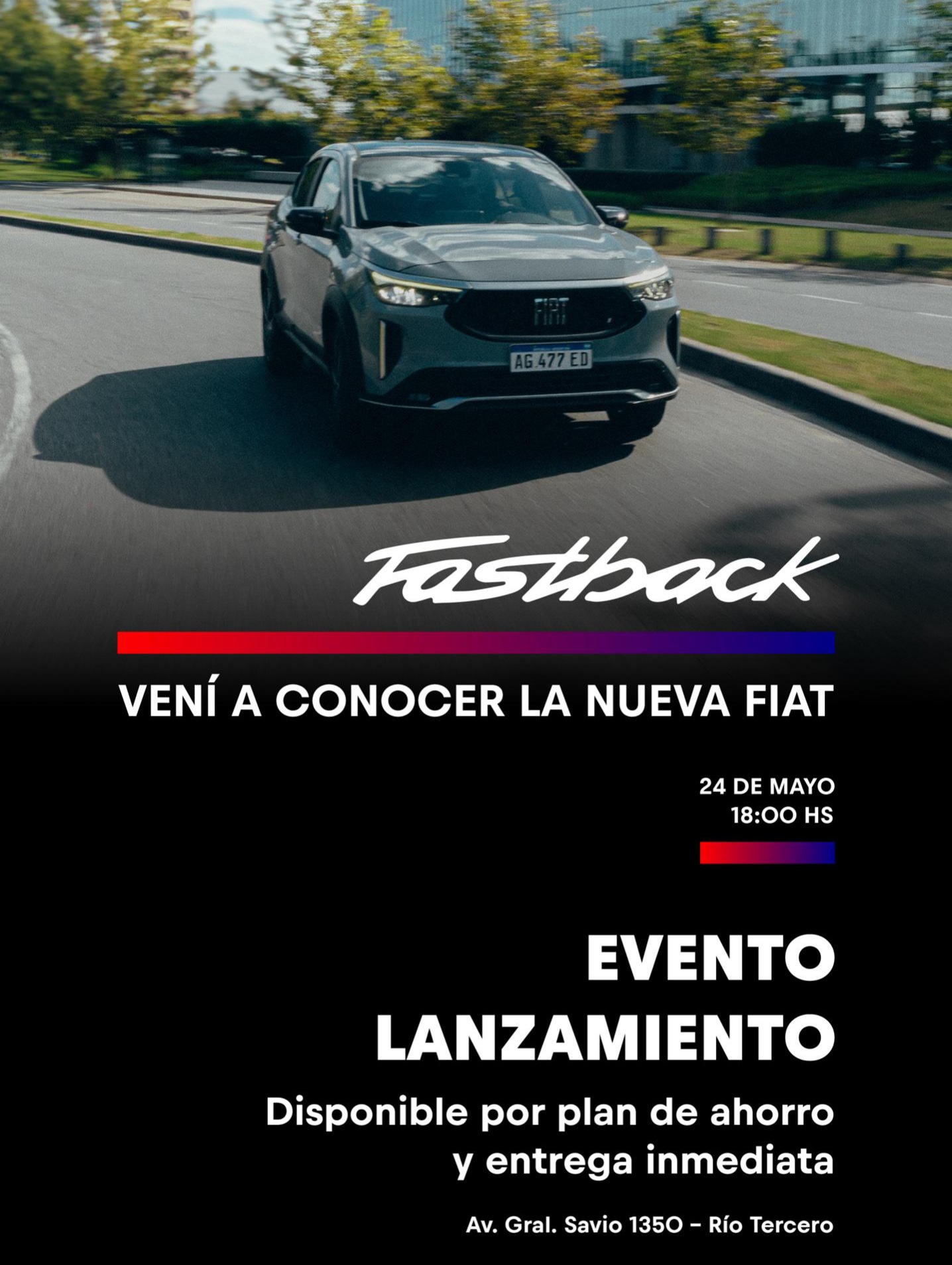 Azzurra Automotores presenta este viernes la Fiat Fastback