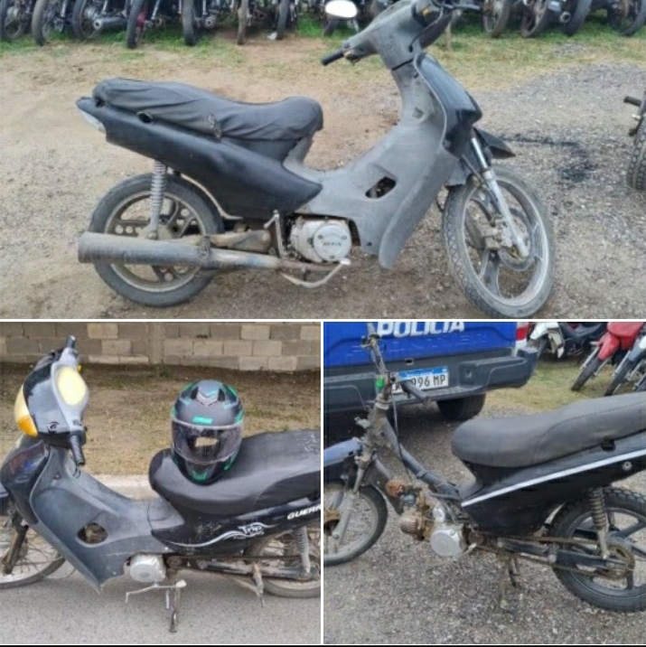 Parte policial: Secuestros de motocicletas por no tener la licencia de conducir.