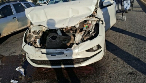 Parte policial: Accidente de tránsito con lesionados.