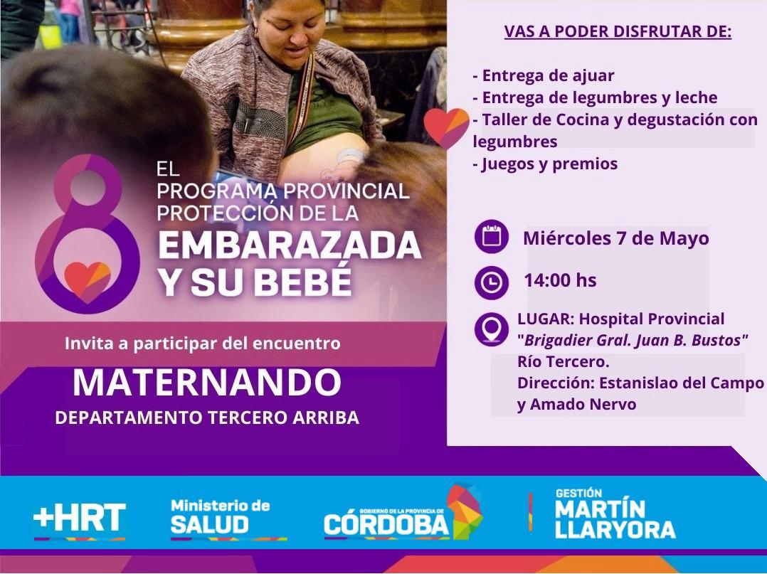 Maternando: Jornada para embarazadas sin obra social en el Hospital Provincial