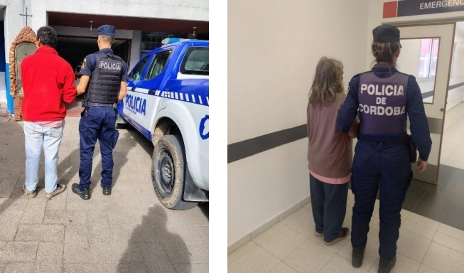 Parte policial: Dos personas aprehendidas por desobedecer restricción de contacto y agredir a una mujer 