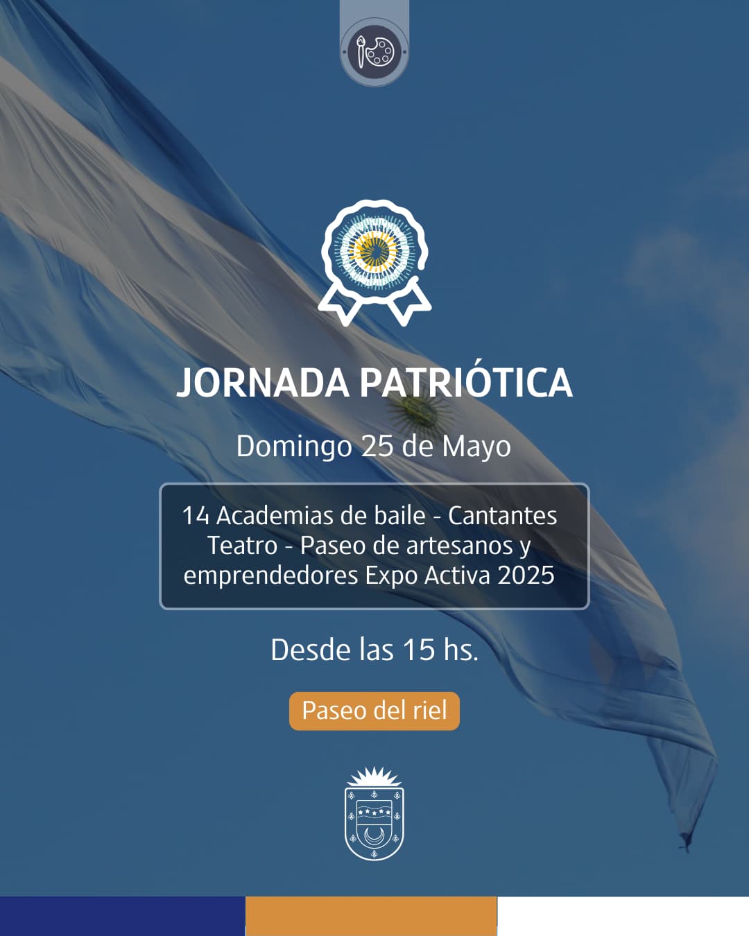 Río Tercero celebrará el 25 de mayo con una gran jornada cultural en el Paseo del Riel