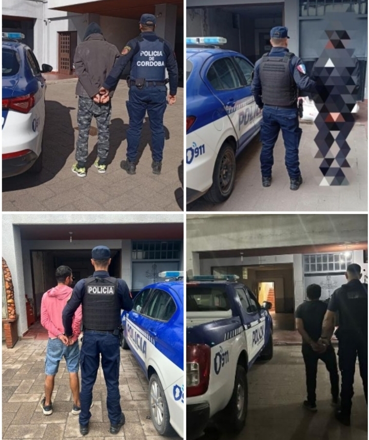 Parte policial: Varias aprehensiones por hechos de violencia y hurto