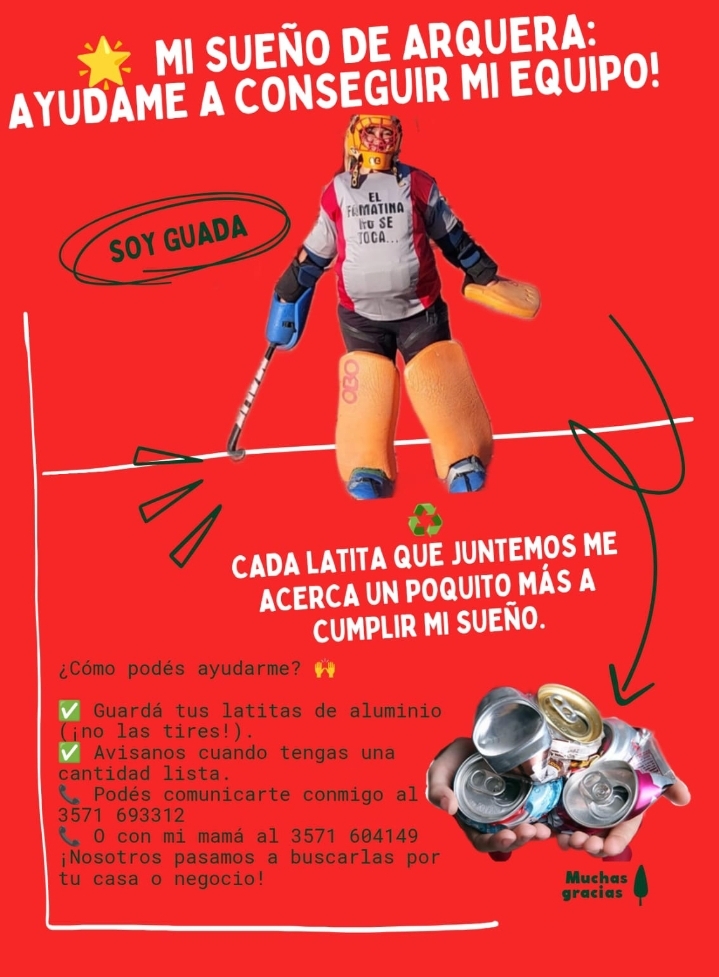 Recolectan latas para lograr comprar el traje de arquera