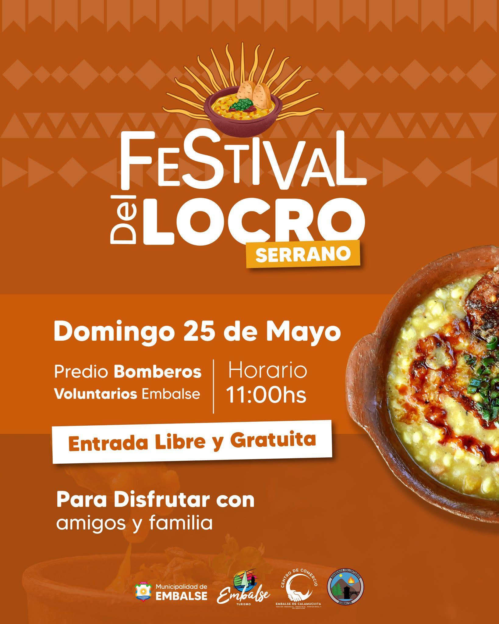 Festival del Locro Serrano 2025: Una jornada comunitaria y gastronómica en Embalse