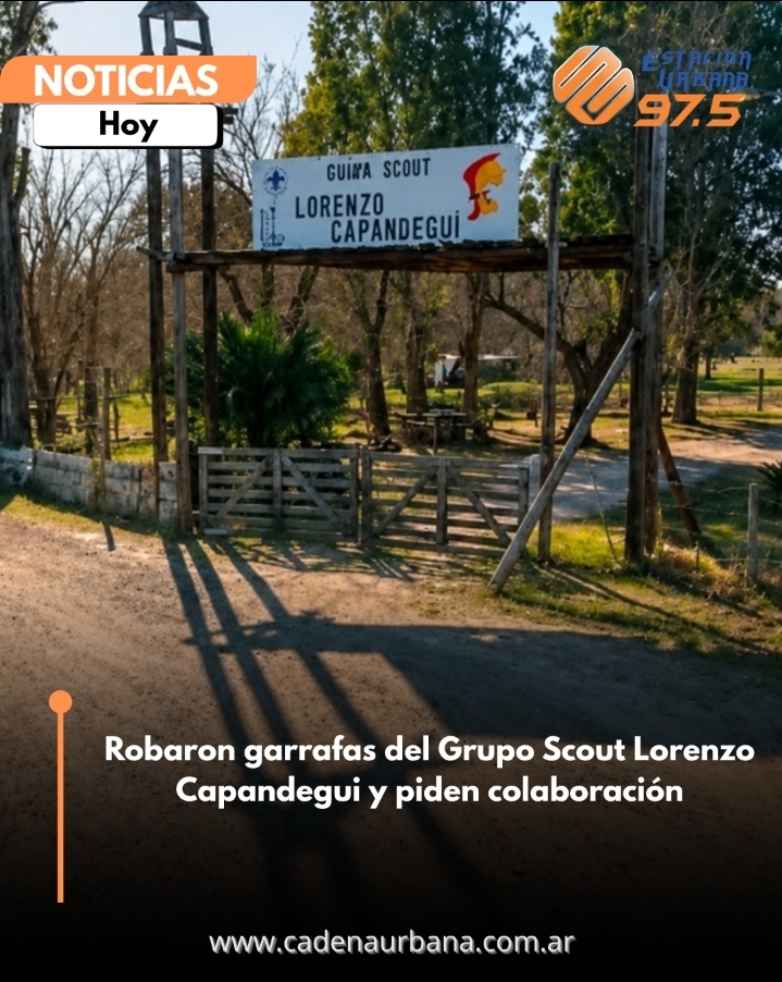Robaron garrafas del Grupo Scout Lorenzo Capandegui y piden colaboraci&oacute;n