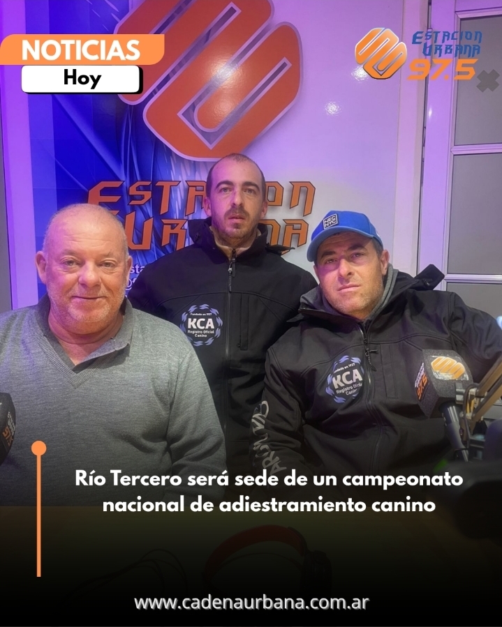 R&iacute;o Tercero ser&aacute; sede de un campeonato nacional de adiestramiento canino