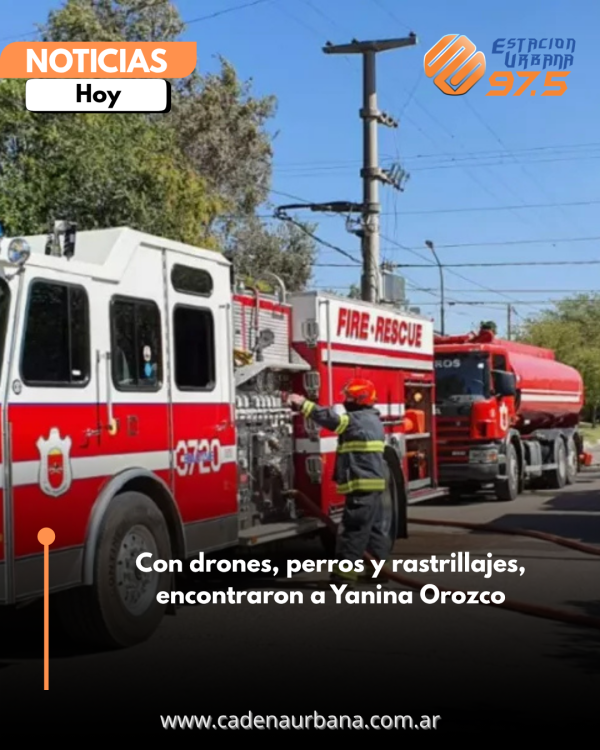 Con drones, perros y rastrillajes, encontraron a Yanina Orozco