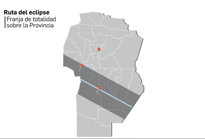 DONDE SE PODRA VER EL ECLIPSE SOLAR EN EL INTERIOR CORDOB&Eacute;S