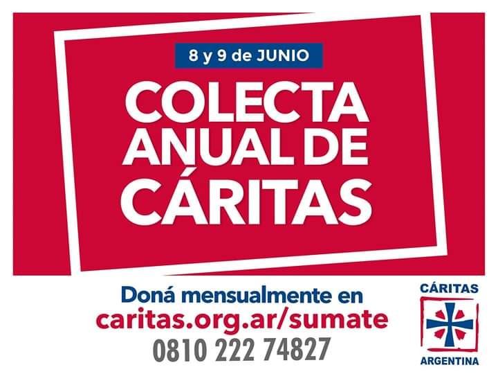 Este Fin de semana Colecta anual de C&aacute;ritas