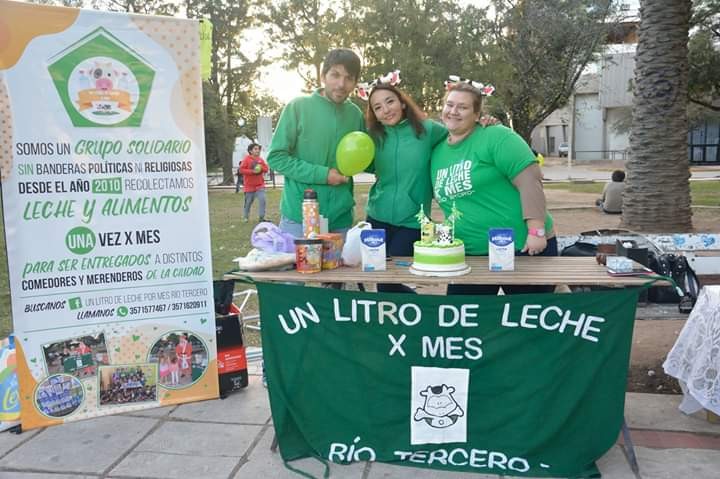 Valentina Oyarzabal " Recolectamos 84 litros de leche y 25 productos varios"