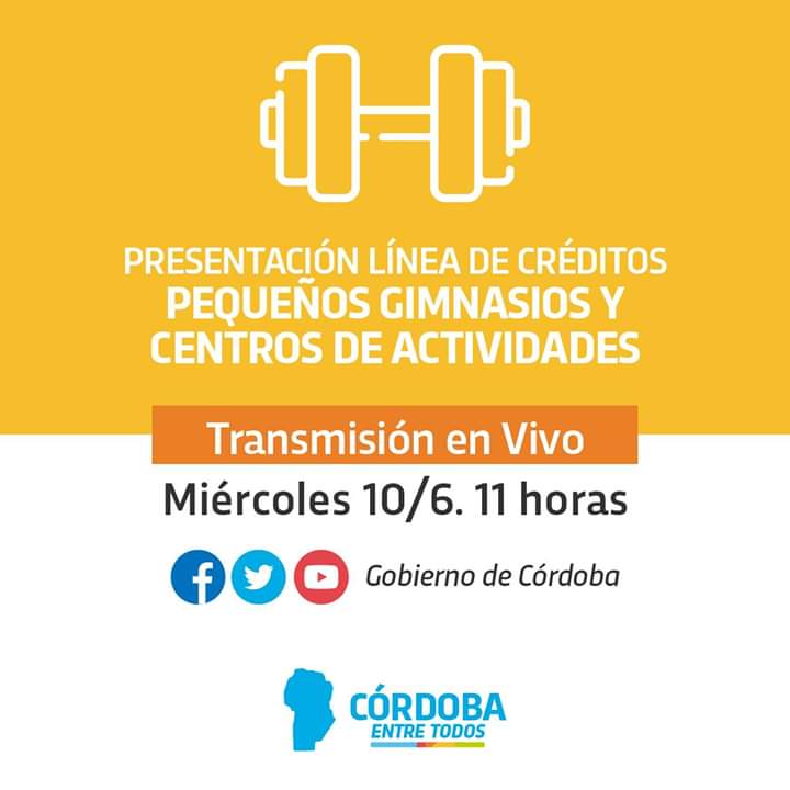 La provincia anunciara una línea de créditos para gimnasios y centros de actividades físicas