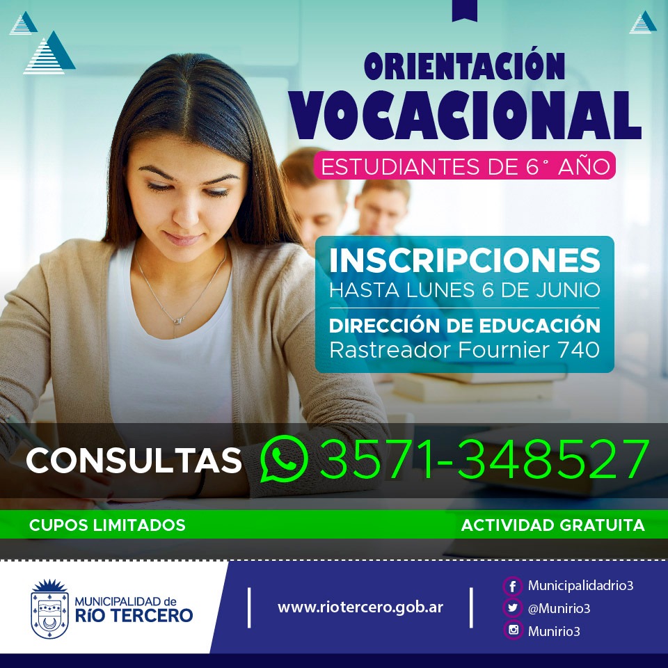 COMIENZA LA SEMANA PRÓXIMA CURSO DE ORIENTACIÓN VOCACIONAL