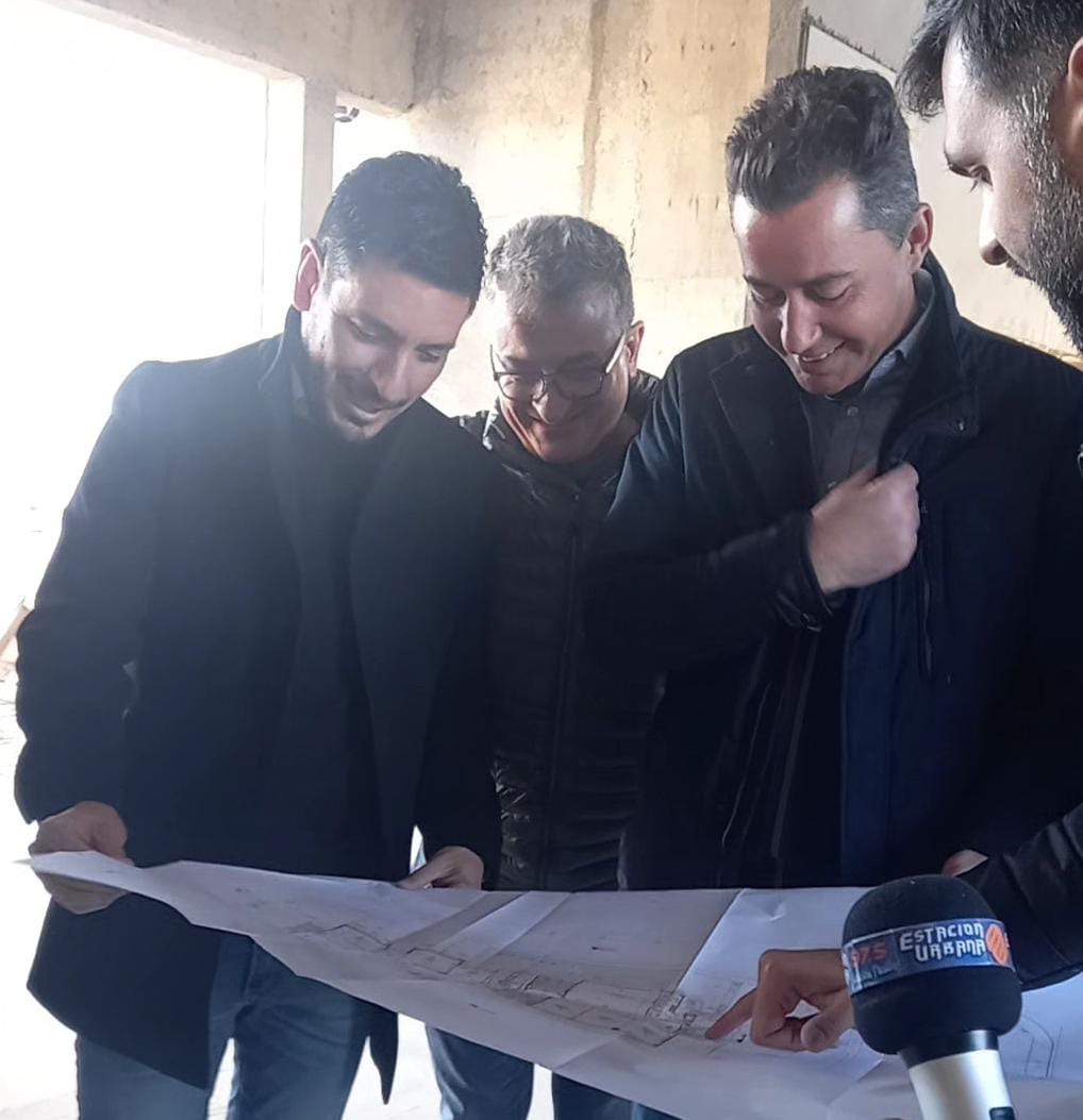 EL INTENDENTE FERRER RECORRIÓ OBRAS CON EL VICEGOBERNADOR