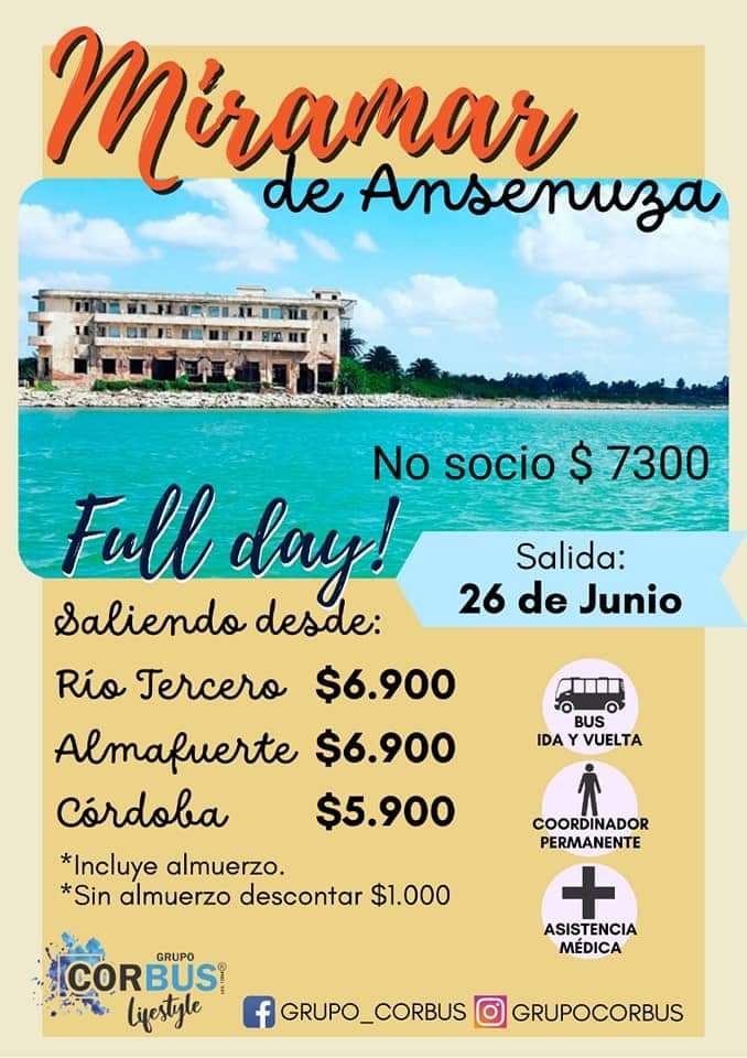 ESPACIO DEL CIRCULO DE JUBILADOS Y PENSIONADOS RÍO TERCERO JUEVES 9 DE JUNIO