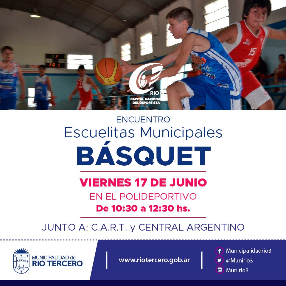 ENCUENTRO DE LAS ESCUELITAS MUNICIPALES DE BÁSQUET