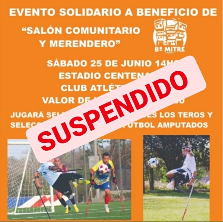 SE SUSPENDE EL EVENTO EN EL QUE PARTICIPARÍA LA SELECCIÓN DE AMPUTADOS *LOS TEROS*