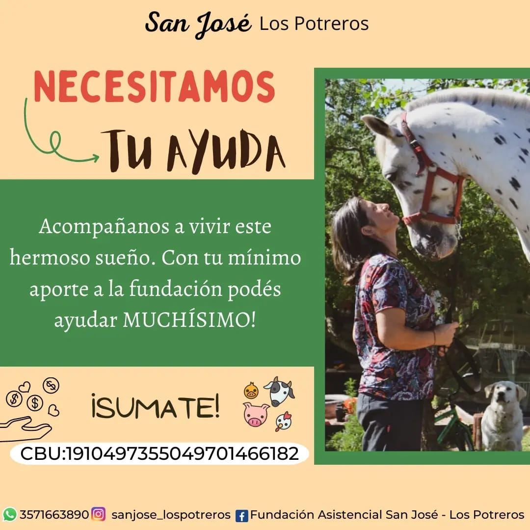 LA FUNDACIÓN ASISTENCIAL SAN JOSÉ NECESITA EL APOYO DE TODOS